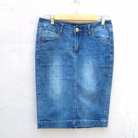 one5one denim skirt